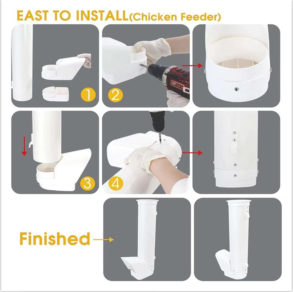 Sonderaktion Futterspender + Wasserspender mit 2 Automatiktrnken als  DIY-Bausatz