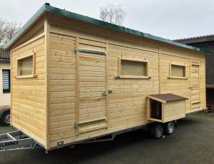 mobiler Hühnerstall JOSTuS 100 für 100 Hühner