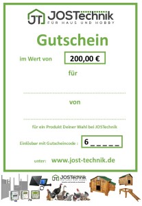 Gutschein 200,- €