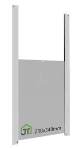 Hühnerklappe 230 x 340 mm für Hühnerhaus