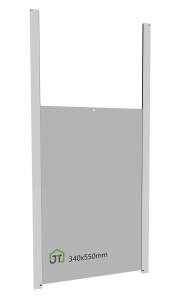 Gänseklappe 340 x 550 mm für Gänsestall