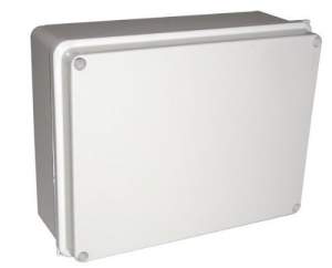 Gehäuse mit glatten Seitenwänden, flacher Deckel