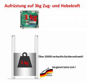 Hühnerklappe JT-HK und PHB - Aufrüstung auf 3 kg Tragkraft