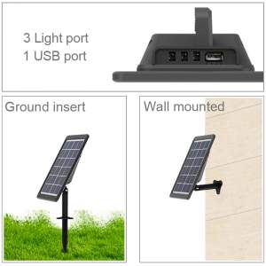 2.Wahl - Bastelware - Solarpanel 6V 7W mit integriertem Lithium Akku 6V 8800 mAh