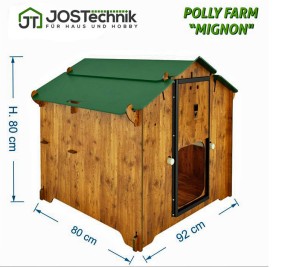 POLLY FARM MIGNON L - Hühnerstall für 4 - 5 Legehennen