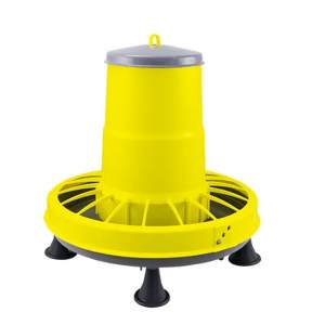 COMPACTA Geflügelfutterautomat verstellbar Anti-Abfall-Grill 12L