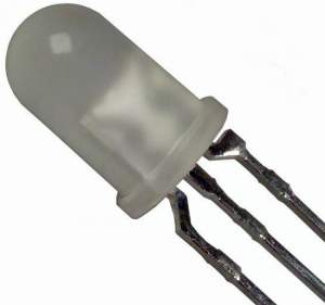 LED L-59 EGW, Bi-Color, rot/grün, 5mm, 3 Pin - Kingbright - 10 Stück