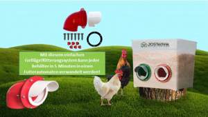 Futterspender für Hühner DIY-Bausatz 1