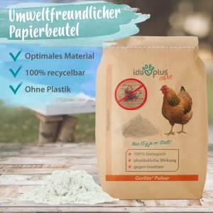 Gurlite Pulver - Effektiv gegen rote Vogelmilben & andere Parasiten - 2,5 kg