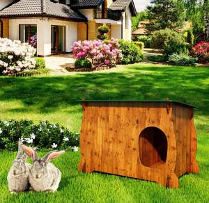 Hasenstall Rabby S für Zwergkaninchen - Hasenstall Rabby S für Zwergkaninchen