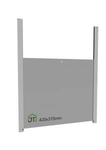 Hühnerklappe 420 x 370 mm für Hühnerhaus