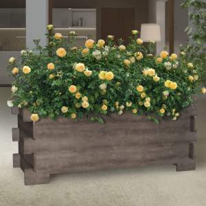 Mittelgroßer Pflanzkasten H 40 mit den Maßen 50 x 100 aus HPL