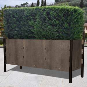 Erhöhter Pflanzkasten 60 x 180 H 80 4 Module aus HPL