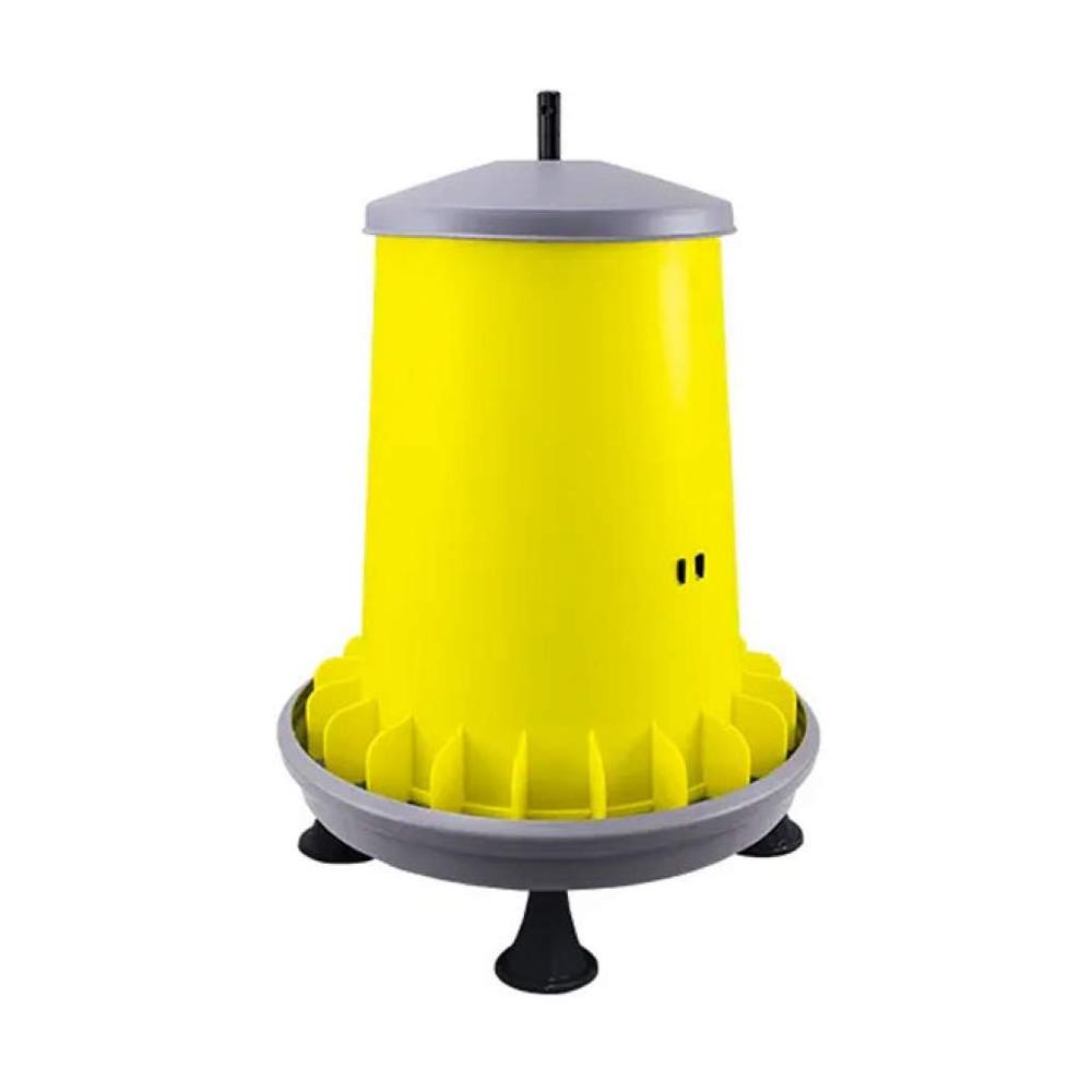 ARCUS GYRO Geflügelfutterautomat 20l, Anti-Abfall-Profil, Lamellen