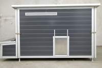 Hühnerstall Henni 14 mit 4 Füße winterfest Stahlstall für 14 Hühner