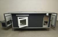 Hühnerhaus Henni 20 mit 4 Füße winterfest Stahlstall für 20 Hühner