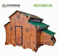 POLLY FAMILY 5XL Großer Hühnerstall für 24 / 28 Legehennen