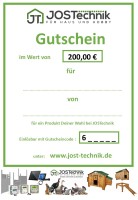 Gutschein 200,- €