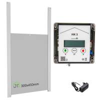 HK3 mit Entenklappe 300x450mm und integrierter Schaltung f&uuml;r Anlocklicht