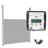 HK3 mit Hühnerklappe 420x370mm und integrierter Schaltung für Anlocklicht