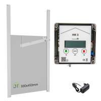 HK3 mit Entenklappe 300x450mm Selbstverriegelung + integrierte Schaltung Anlocklicht