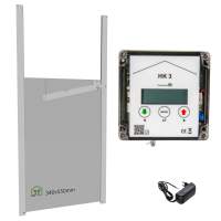 HK3 mit G&auml;nseklappe 340x550mm Selbstverriegelung + integrierter Schaltung f&uuml;r Anlocklicht